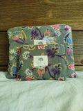 Pochette zipée - Fleurie
