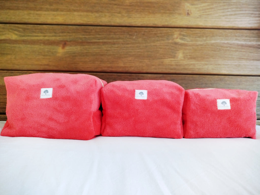 Trousse de Toilette Artisanale - Corail