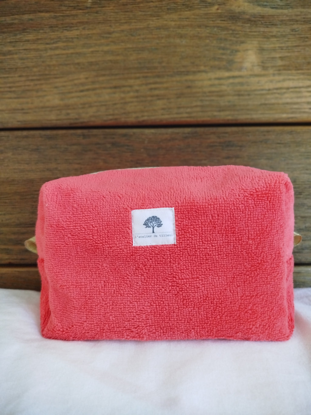 Trousse de Toilette Artisanale - Corail