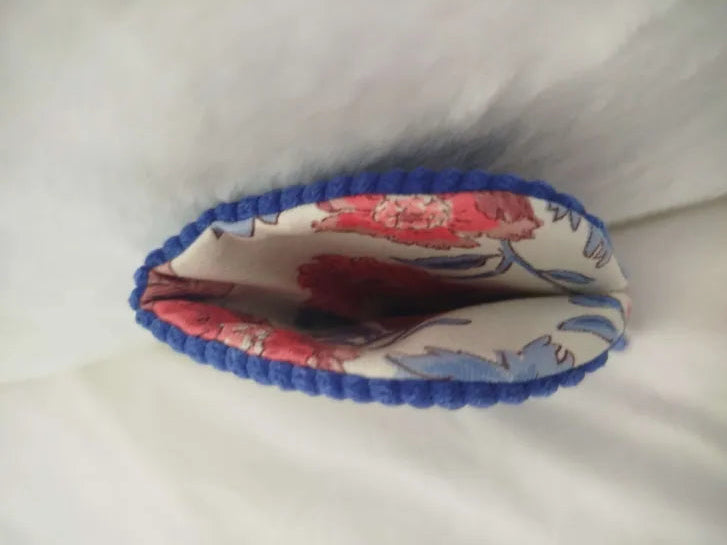 Etui à lunettes - Velours bleu