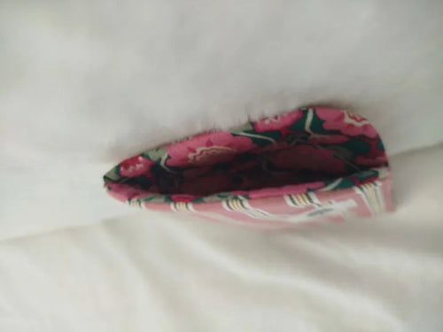 Etui à lunettes - Rayures rose